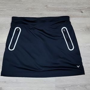 Callaway Women's golf skirt, black, Size Large, Side pockets